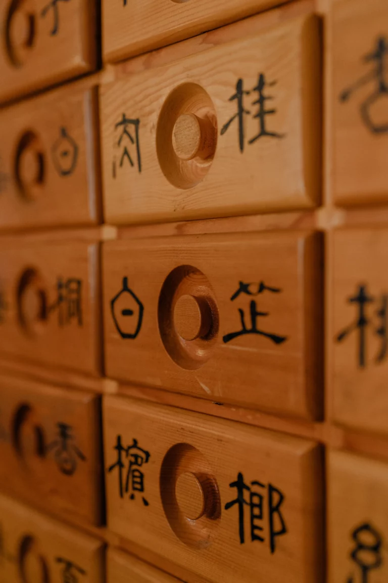 Wood with Korean Writing